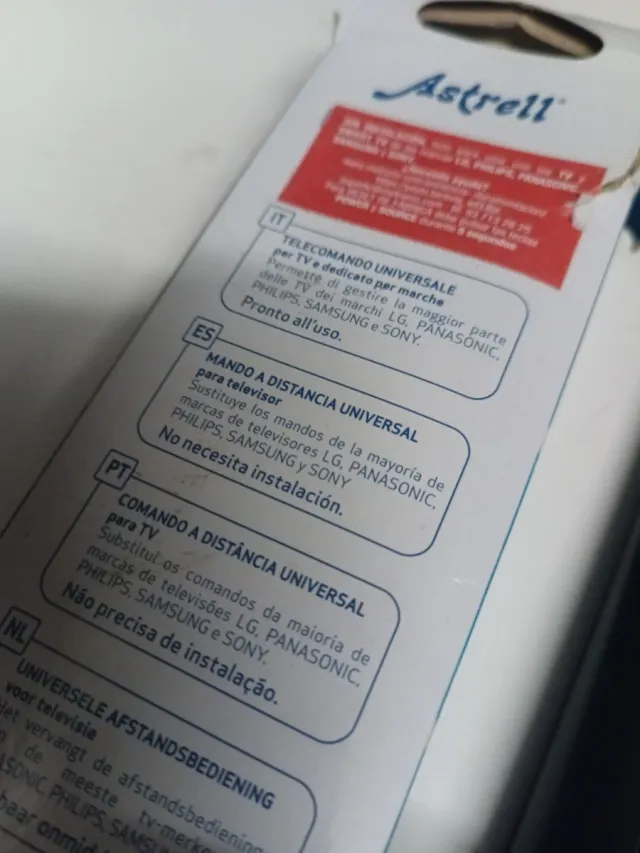 Mando a distancia universal Astrell