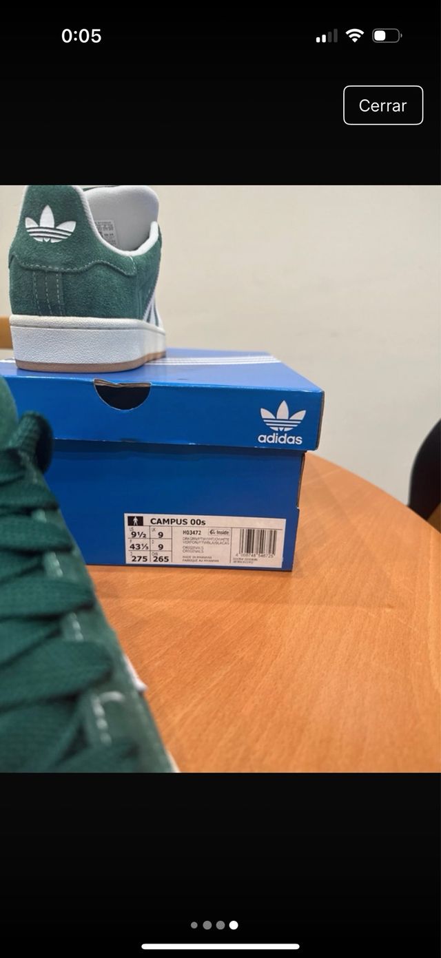 Zapatillas Adidas Campus 00s Talla 43,5