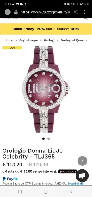 Reloj Liu Jo Mujer Rosa y Plateado