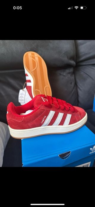 Zapatillas Adidas Campus 00s Rojas Talla 39