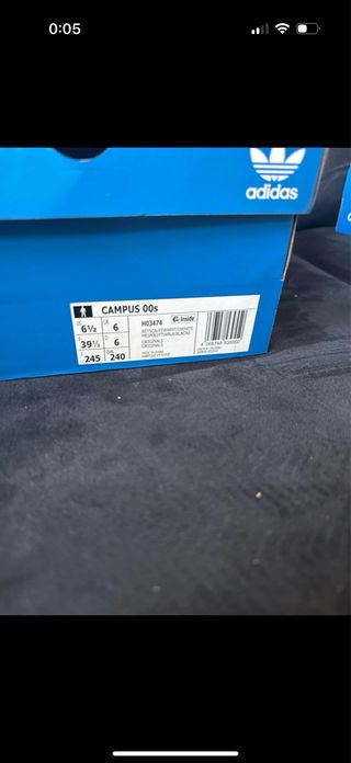 Zapatillas Adidas Campus 00s Rojas Talla 39