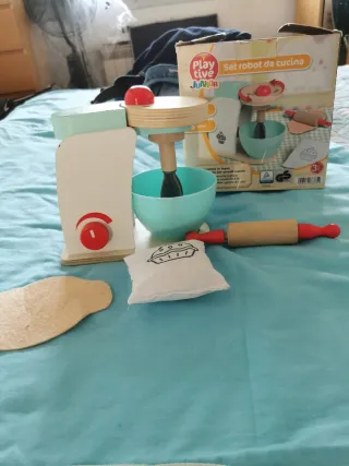 Playtive Junior Set Robot Cocina Madera