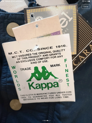 Chaqueta Kappa Vintage Talla XL Azul