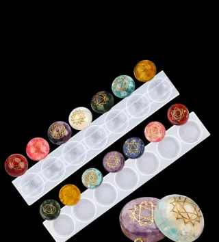 Moldes Silicona 7 Chakras Esfera