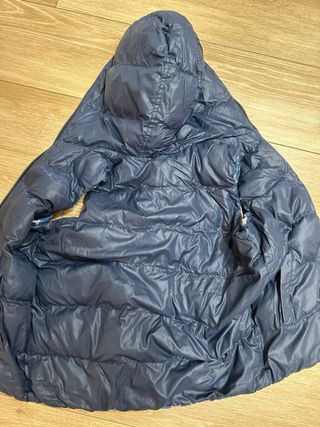 Chaleco reversible cuadros azul muy buen estado