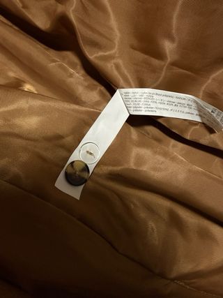 Abrigo Stradivarius Camel