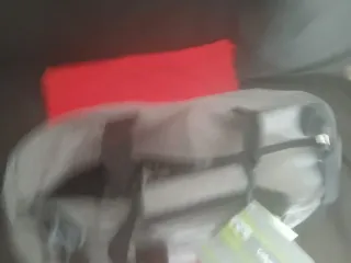 Bolsa Columbus Gris/Roja Nueva con etiqueta