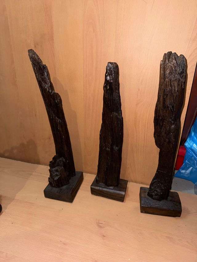 Madera decorativa con soporte