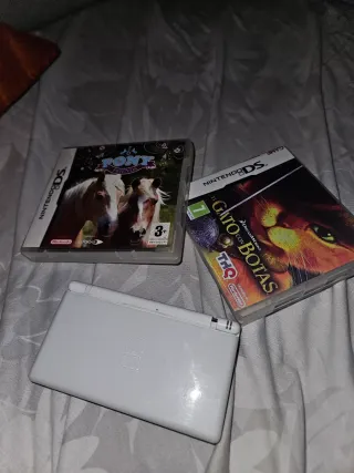 Nintendo DS Blanca ( nds ) + Juegos
