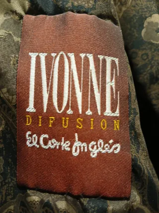 Abrigo vintage sintético imitación visón