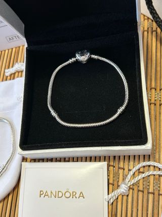 Lote 3 Pulseras Pandora Plata