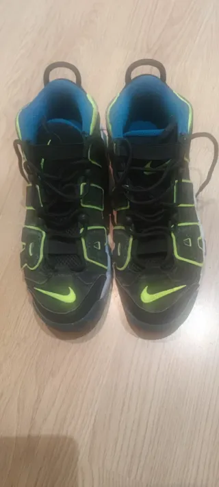Zapatillas Nike Air More Uptempo Negro/Verde