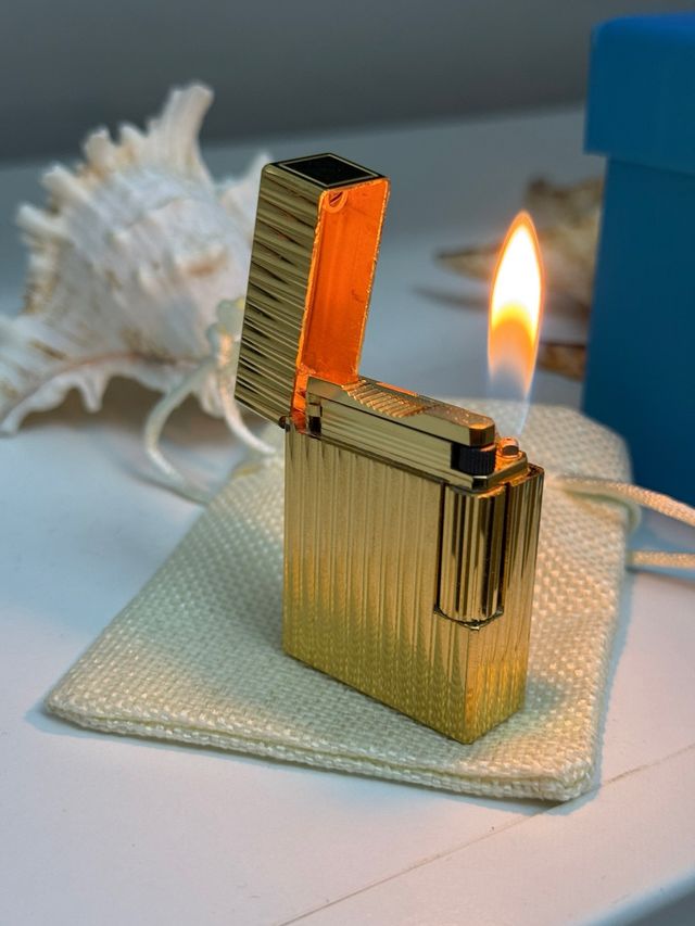 Accendino Dupont Vintage Placcato Oro