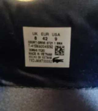 Zapatillas Lacoste Talla 42