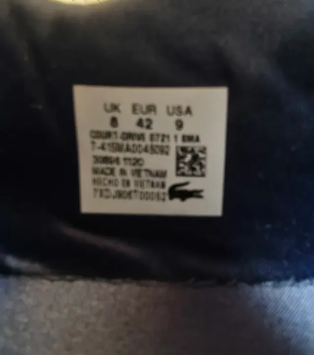 Zapatillas Lacoste Talla 42