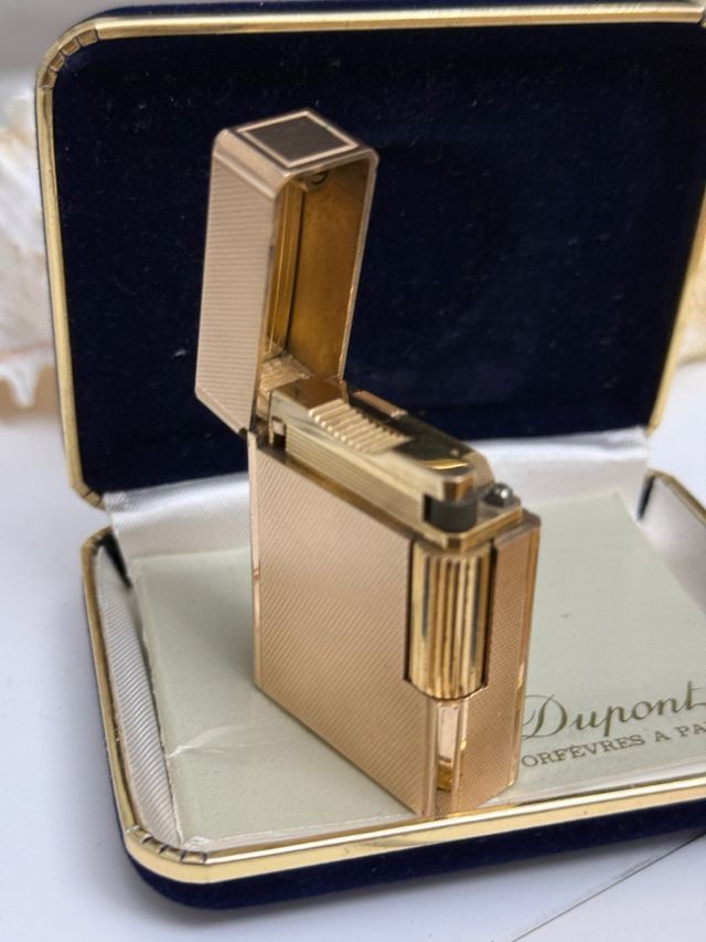 Accendino Dupont Oro Rosa Anni '70 Rarissimo