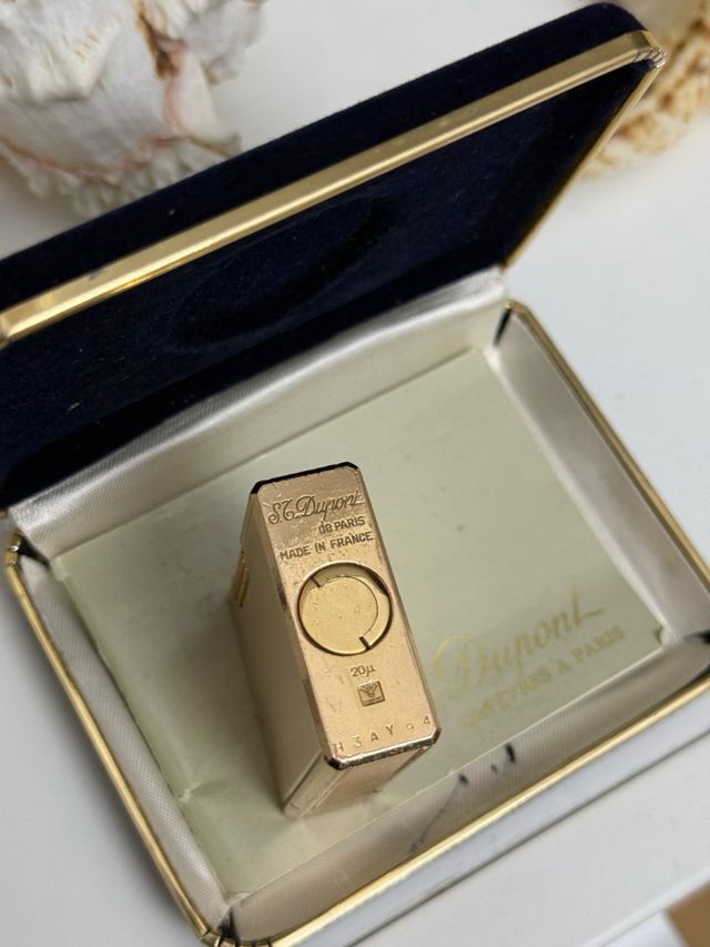 Accendino Dupont Oro Rosa Anni '70 Rarissimo