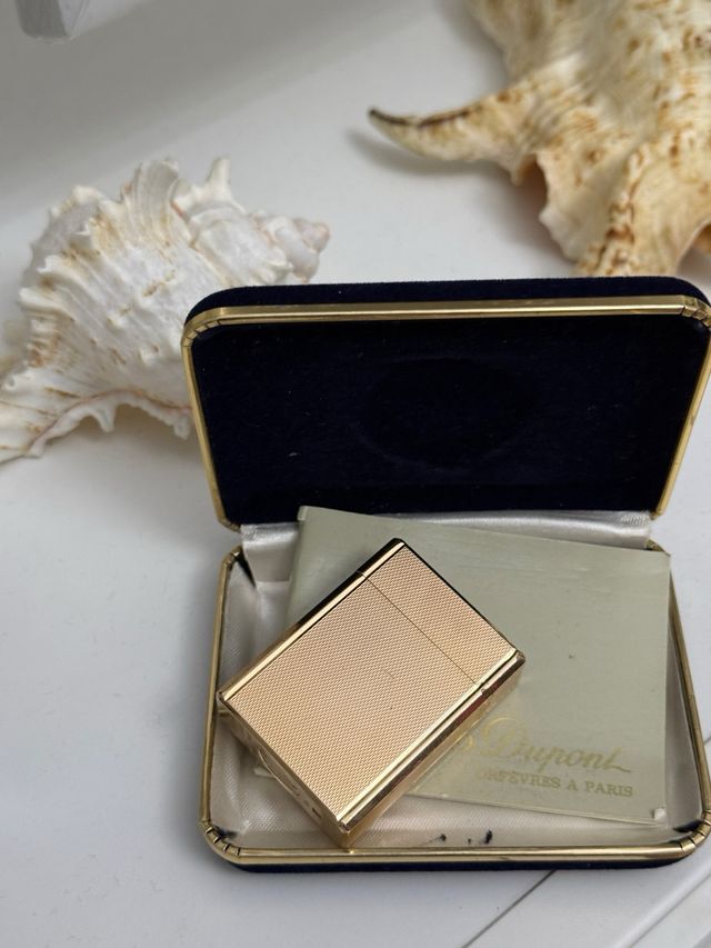 Accendino Dupont Oro Rosa Anni '70 Rarissimo