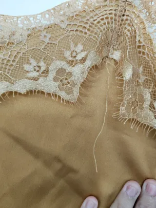 Blusa Zara tirantes encaje M