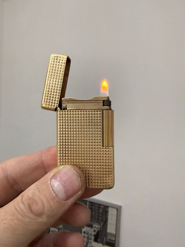 Dupont accendino vintage forma diamante