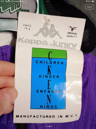 Chándal Vintage Kappa Talla 14/XS