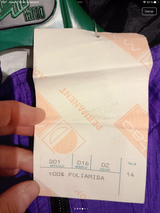 Chándal Vintage Kappa Talla 14/XS