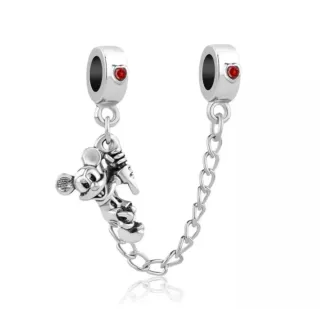 Cadena de Seguridad Mickey Minnie Pulsera Pandora