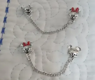 Cadena de Seguridad Mickey Minnie Pulsera Pandora