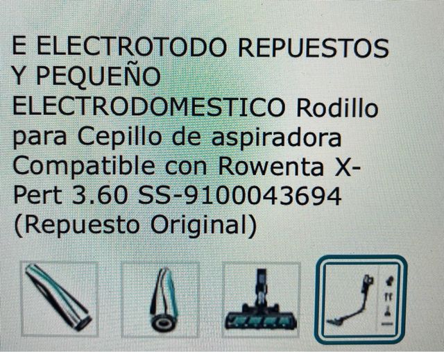 Rodillo Aspiradora Rowenta X-pert 3,60