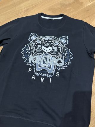 Sudadera Kenzo Tiger Paris Talla M Negra