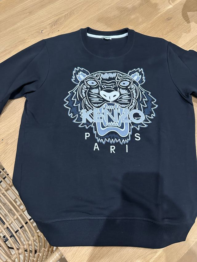 Sudadera Kenzo Tiger Paris Talla M Negra