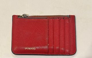 Cartera Tarjetero Pinko Roja