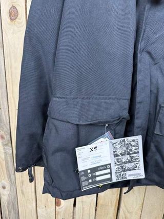 CHAQUETA T-XS DE MOTO NEGRO GARIBALDI