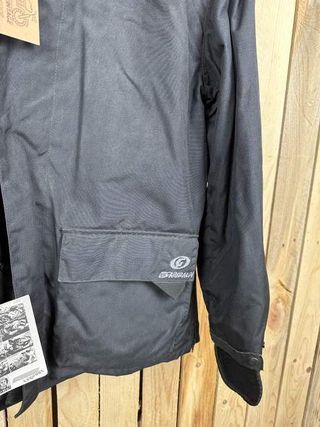 CHAQUETA T-XS DE MOTO NEGRO GARIBALDI