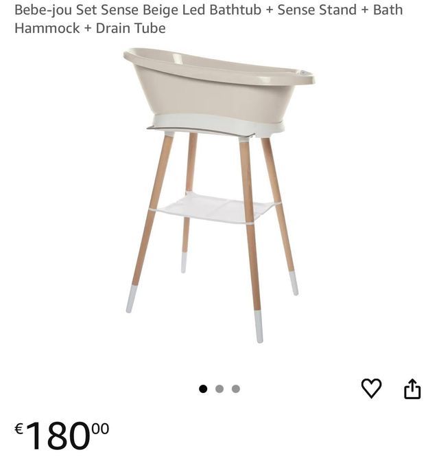 Bañera Bebé-Jou Sense Beige + Soporte