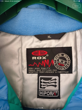 Chamarra rox vintage talla xl nueva retro
