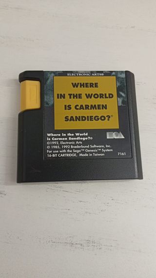 Sega Genesis Where in the World is Carmen Sandiego