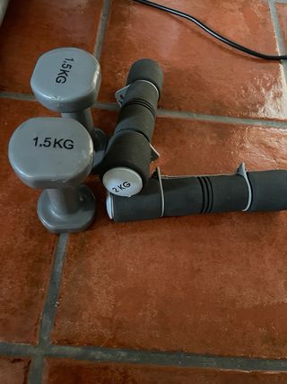 Pacchetto Palestra Portatile: Fasce e Bilanciere con Manubri