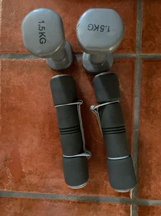 Pacchetto Palestra Portatile: Fasce e Bilanciere con Manubri