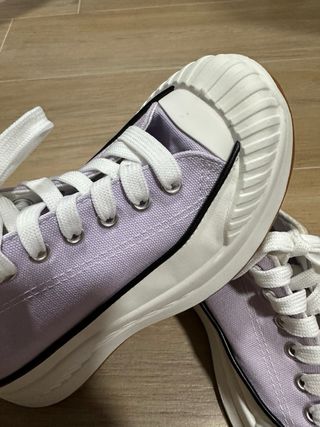 Zapatillas lila plataforma talla 38