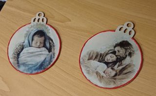 Bola Serigrafiada Navidad 8cm