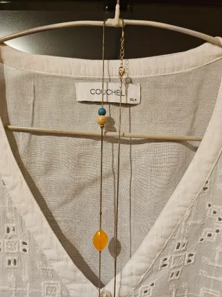 Blusa Couchel bordada talla única