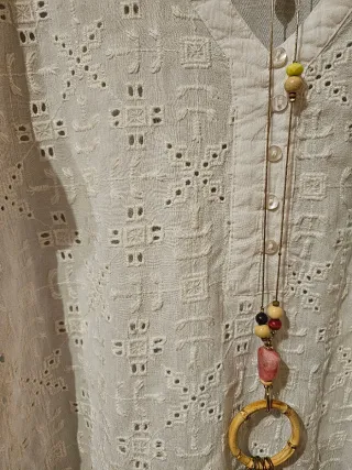 Blusa Couchel bordada talla única