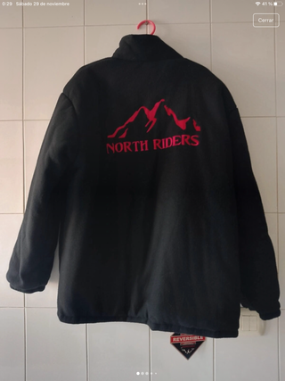 Chamarra Reversible Polar/Agua Talla XL nort rider