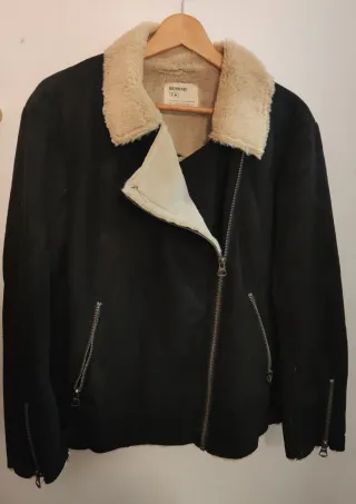 Chaqueta Brownie negra forrada M