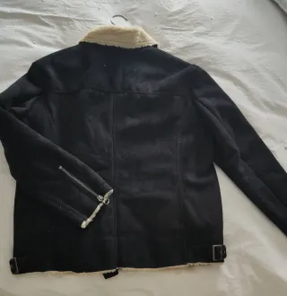 Chaqueta Brownie negra forrada M