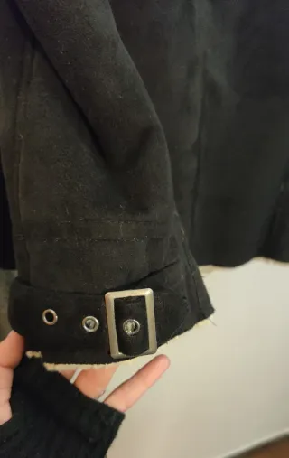 Chaqueta Brownie negra forrada M