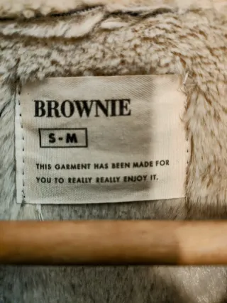 Chaqueta Brownie negra forrada M