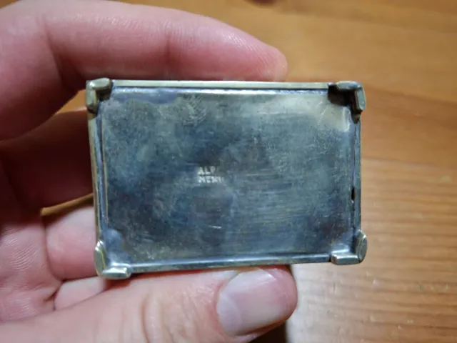 Piccola scatola di Alpaca con conchiglia di Abalone