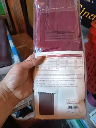 Tenda viola con laccetti 130x300 cm